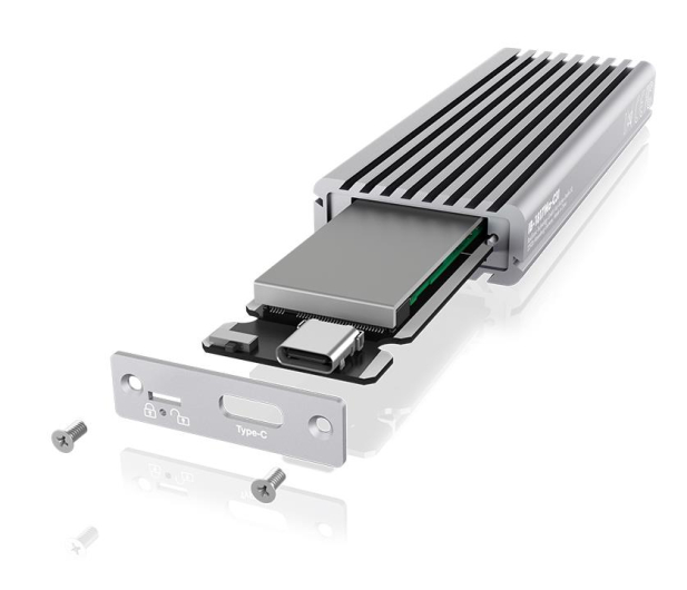 ICY BOX Obudowa do dysku M.2 NVMe (USB-C, M-Key) IB-1817Ma-C31 - 525274 - zdjęcie 4